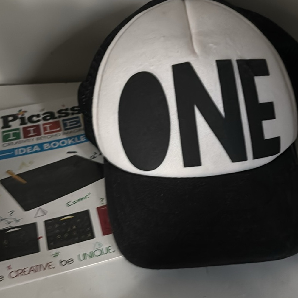 Black and White ONE Cap